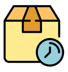 Pending Parcel Icon Flat