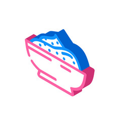 Quark Milk Product Isometric Icon