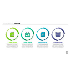 Set Document With Graph Chart Picture Landscape