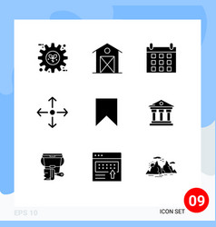 Set 9 Commercial Solid Glyphs Pack