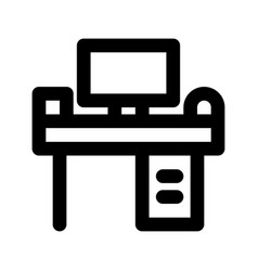 Workbench Office Icon Outline