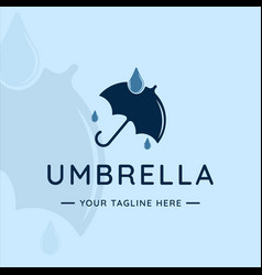 Umbrella Modern Logo Vintage Template Icon