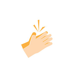 Hand And Clap Icon Template