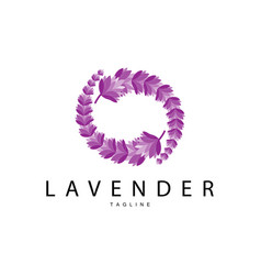 Lavender Logo Hand Drawn Wedding Plant Design