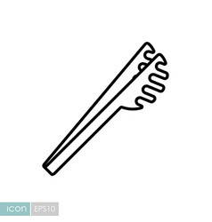 Spaghetti Tongs Icon Kitchen Appliances