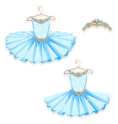 Blue Tutu On The Hanger