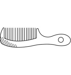 Hair Comb Outline