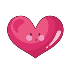 Romantic Cartoon Heart Kawaii