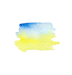 Blue Yellow Watercolor