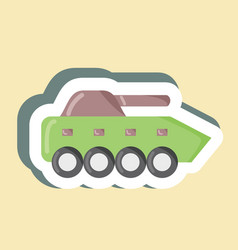 Sticker Infantry Tank Suitable For Education