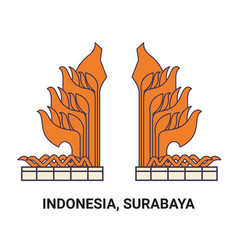 Indonesia Surabaya Travel Landmark