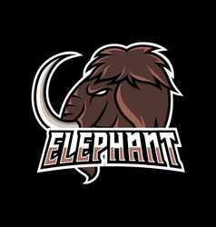 Myth Mammoth Elephant Mascot Sport Gaming Esport