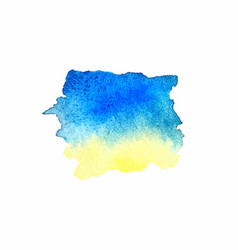 Blue Yellow Watercolor