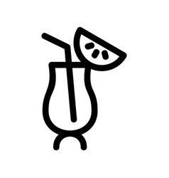 Cocktail Icon Or Logo Isolated Sign Symbol