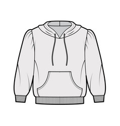 Cropped Cotton-jersey Hoodie Technical Fashion