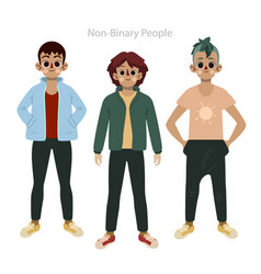 Flat Non-binary People