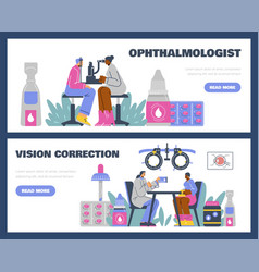 Flyers Set Of Optometry Ophthalmology