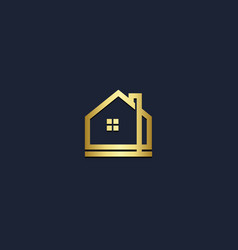 Home Realty Design Gold Logo