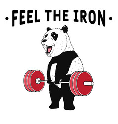 Panda Weightlifter