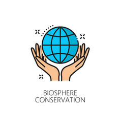 Biosphere Ecology Environment Protection Icon