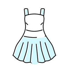 Mini Bride Dress Color Icon