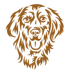 Labrador Dog Face Printable Stencil Art