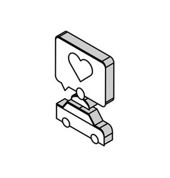 Medical Driving Conditions Isometric Icon