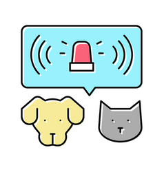 Emergency Care Domestic Pets Color Icon