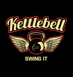 Kettlebell Swing It With Wing