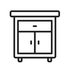 Cabinet Drawer Icon Image