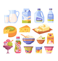 Dairy Products Set