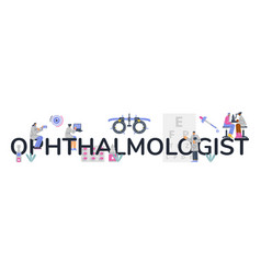 Ophthalmology Services Banner Or Site Header Flat