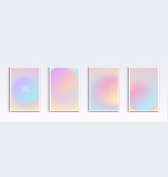 Pastel Gradient Backgrounds Set Soft Tender