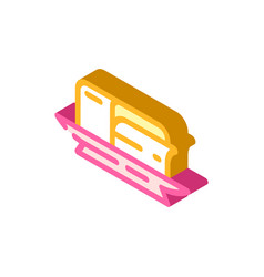 Butter Milk Product Isometric Icon