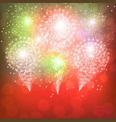 Fireworks Red Background