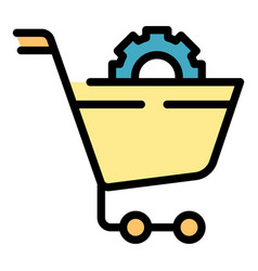 Purchase Cart Icon Flat