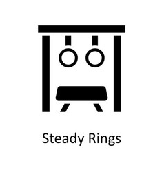 Steady Rings Solid Icon Design