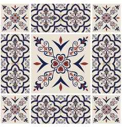 Ethnic Geometric Tile Pattern