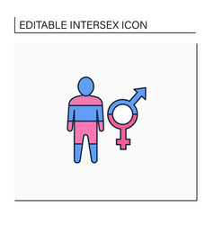 Intersex Line Icon