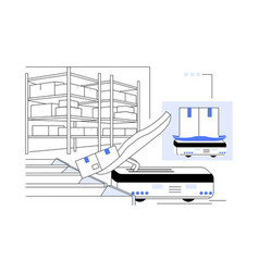 Sorting Robots Abstract Concept