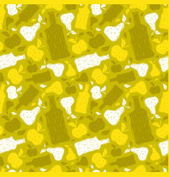 Hard Cider Seamless Pattern