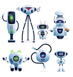 Ai Robot White Robotic Machine Cartoon Characters