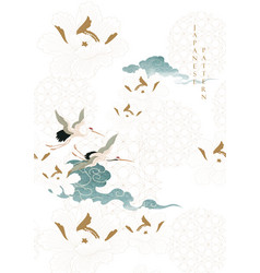 Crane Birds Element Chinese Cloud Decorations