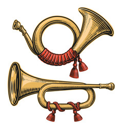 Retro Post Horn Hunting Bugle