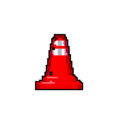 Traffic Road Barrier Game Pixel Art