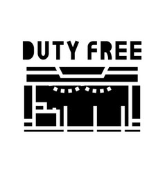 Duty Free Shop Glyph Icon