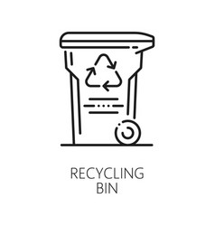 Recycling Bin Icon For Green Energy And Eco Power