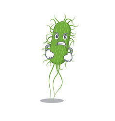 Mascot Design Concept Ecoli Bacteria