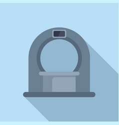 Mri Scan Device Icon Flat Clinic Patient