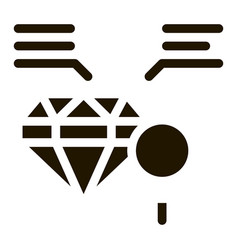 Inspection Study Diamond Stone Icon Glyph